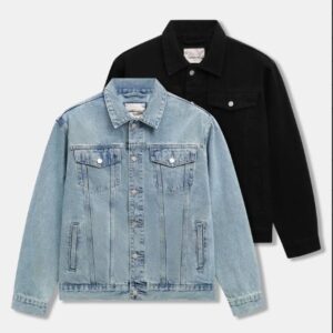 Áo Khoác Jean Nam Trucker Steel Mark Form Regular