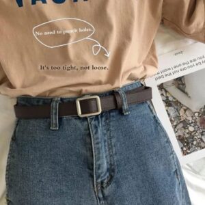 Thắt lưng ulzzang AAA iLita dây nịt đai Hàn Quốc cao cấp nịch quần jean hottrend 001